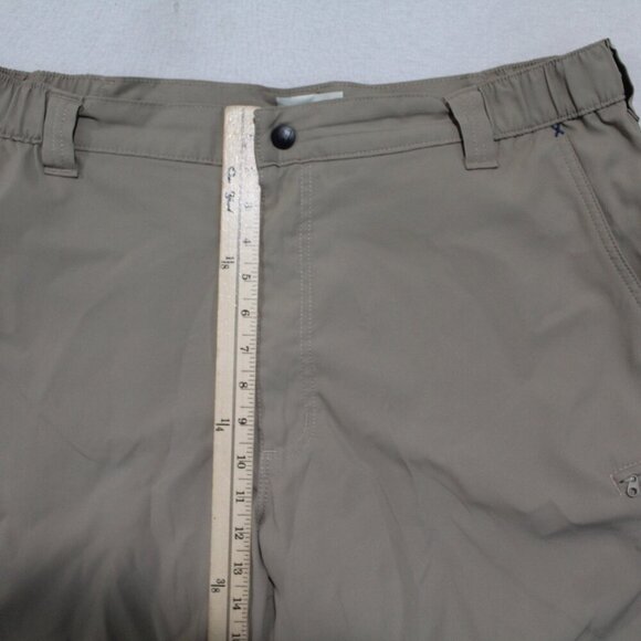 Wrangler Authentic Men Tan Hybrid Shorts Casual Size Size 40 - Picture 6 of 10